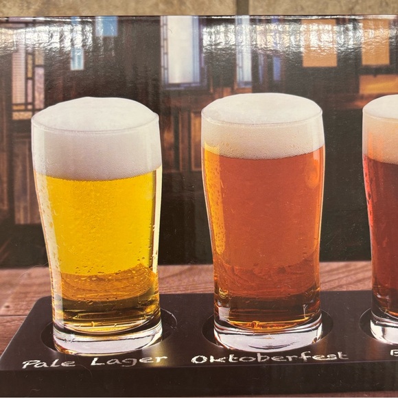 NIB Chalkboard Beer Flight by BLKSMITH - Picture 5 of 9